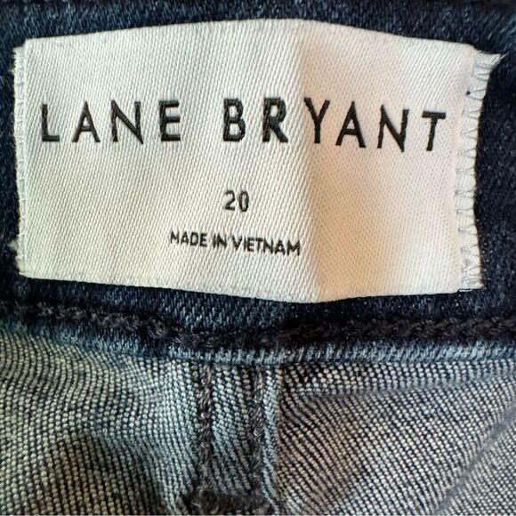 Lane Bryant Signature Fit Straight Leg Jean Mid-Rise Everyday Dark Wash Size 20 - Picture 5 of 9
